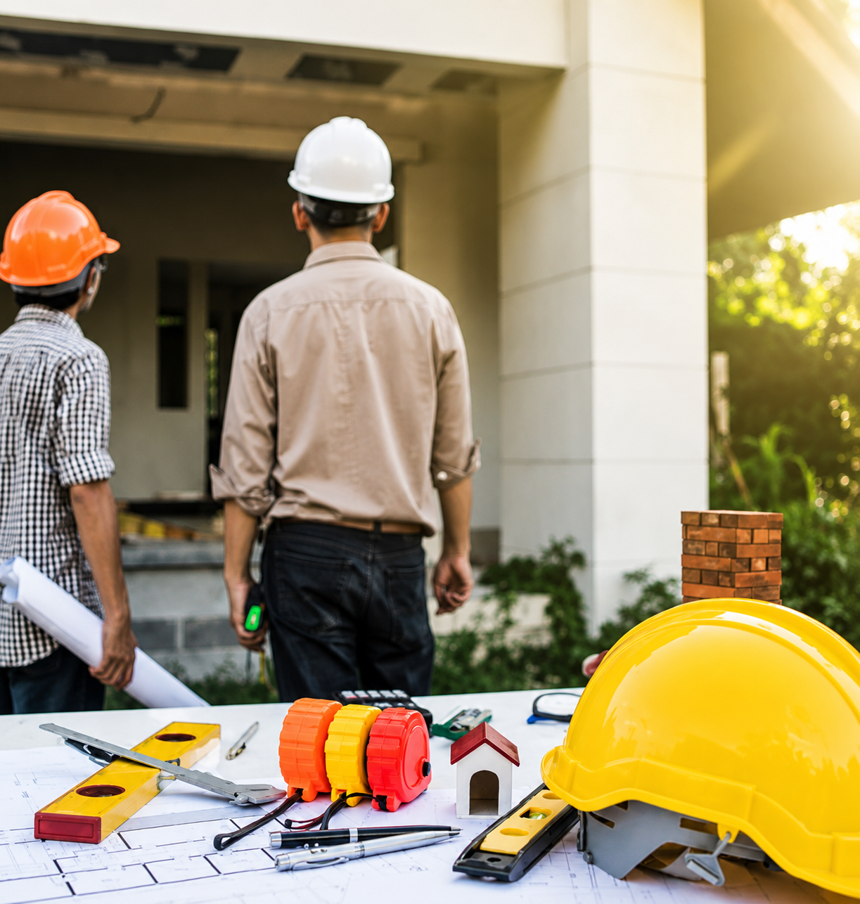 Insurance advisors reviewing business coverage
